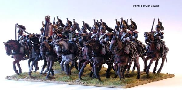 Perry Miniatures : French Napoleonic Heavy Cavalry 1812-1815 28mm Hard Plastic Figures x 14  FN120