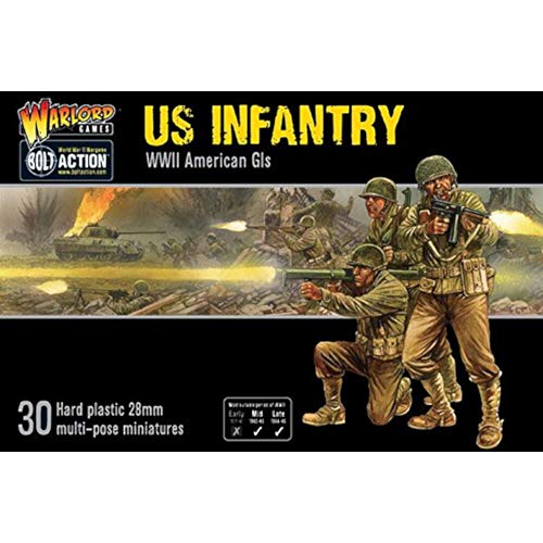 Bolt Action - US Infantry American GI's - 28mm Scale - Warlord Games