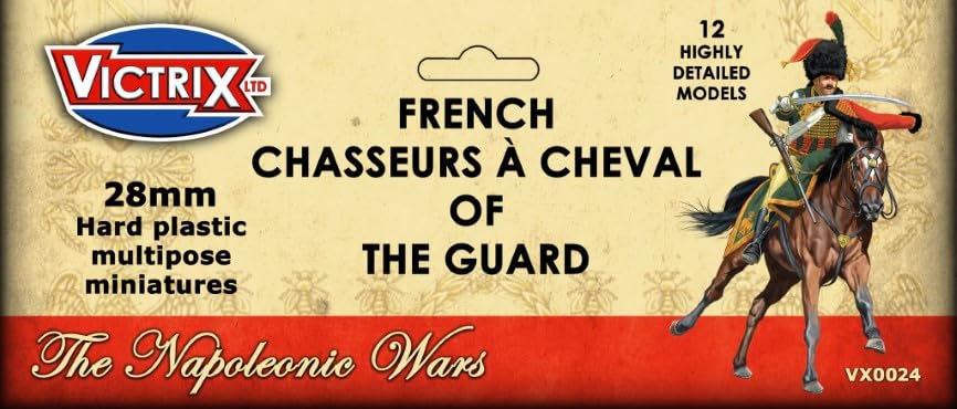 Victrix - French Chasseur a Cheval of the Guard - 12 x 28mm Figures