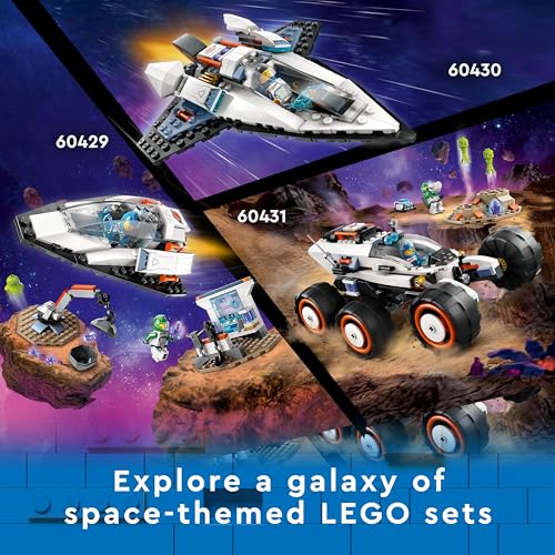 LEGO 60429 City Spaceship and Asteroid Discovery Set with an Alien Figure and 2 Astronaut Minifigures