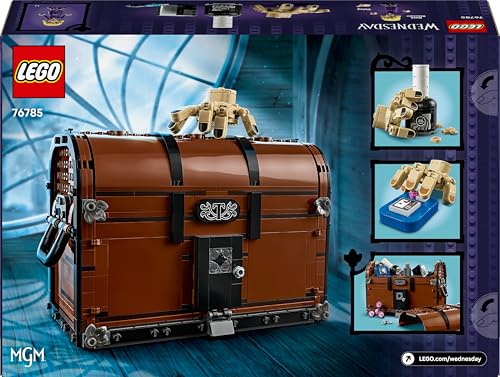 LEGO 76785 Wednesday Thing's Apartment with an Enid Mini Doll and Thing Figure plus Accessories