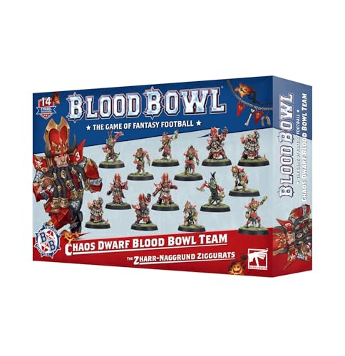 Games Workshop - Warhammer - Blood Bowl : Chaos Dwarf Team - The Zharr-Naggrund Ziggurats