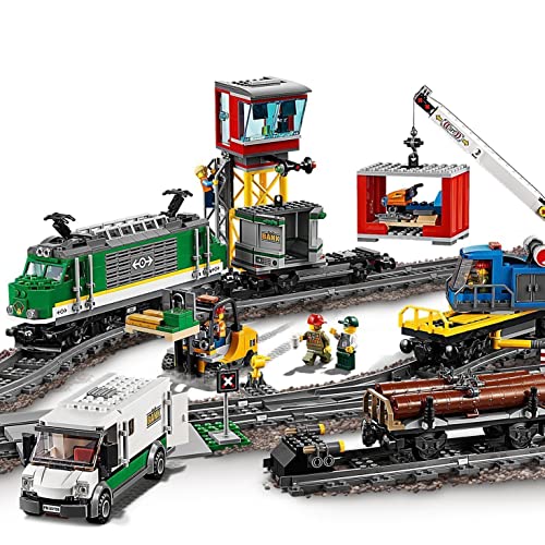 LEGO 60198 City Cargo Train Set Battery Powered Engine