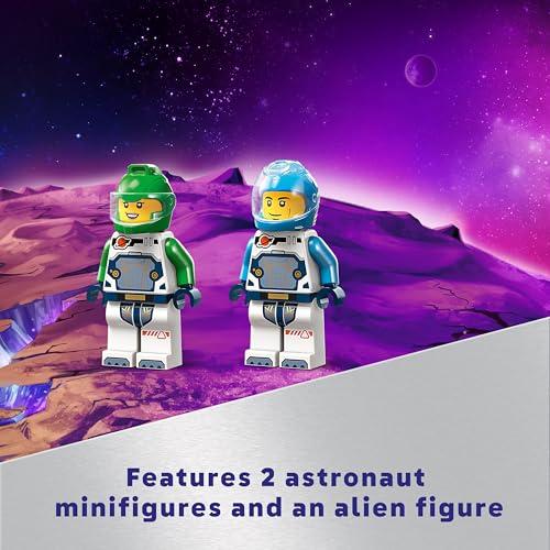 LEGO 60429 City Spaceship and Asteroid Discovery Set with an Alien Figure and 2 Astronaut Minifigures