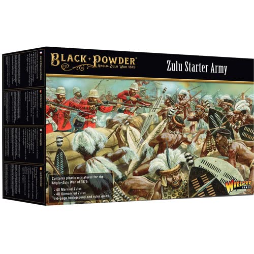 Black Powder Anglo-Zulu War - Zulu Starter Army New Edition - 28mm Scale - Warlord Games