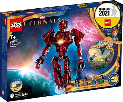 LEGO 76155 Marvel The Eternals In Arishem’s Shadow, Action Figure with Light Brick