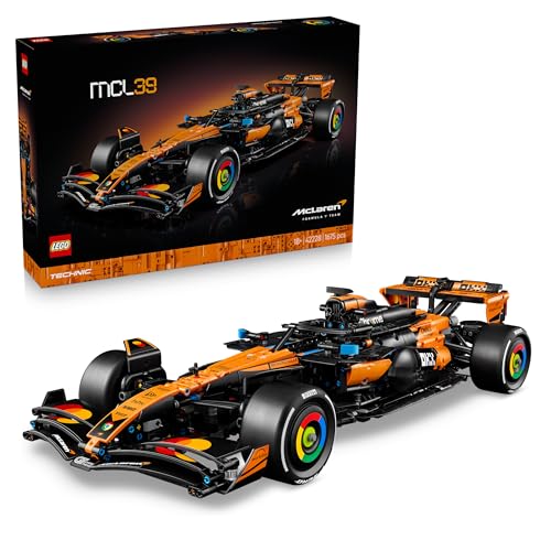 LEGO 42228 Technic McLaren MCL39 F1 Car Model with V6 Engine, Differential & DRS Activator