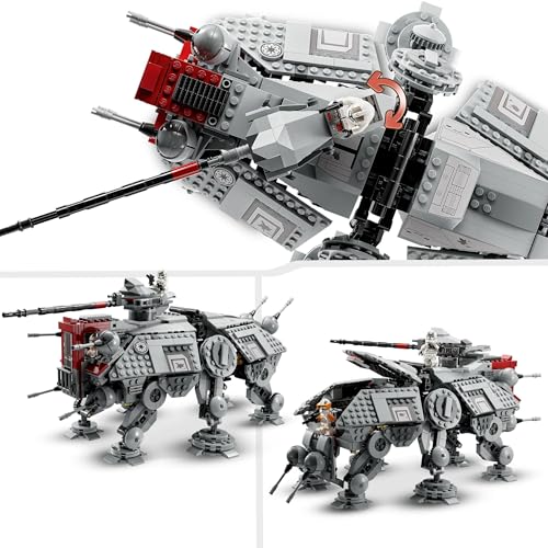 LEGO 75337 Star Wars AT-TE Walker with 3 212th Clone Troopers, Dwarf Spider & Battle Droid Figures