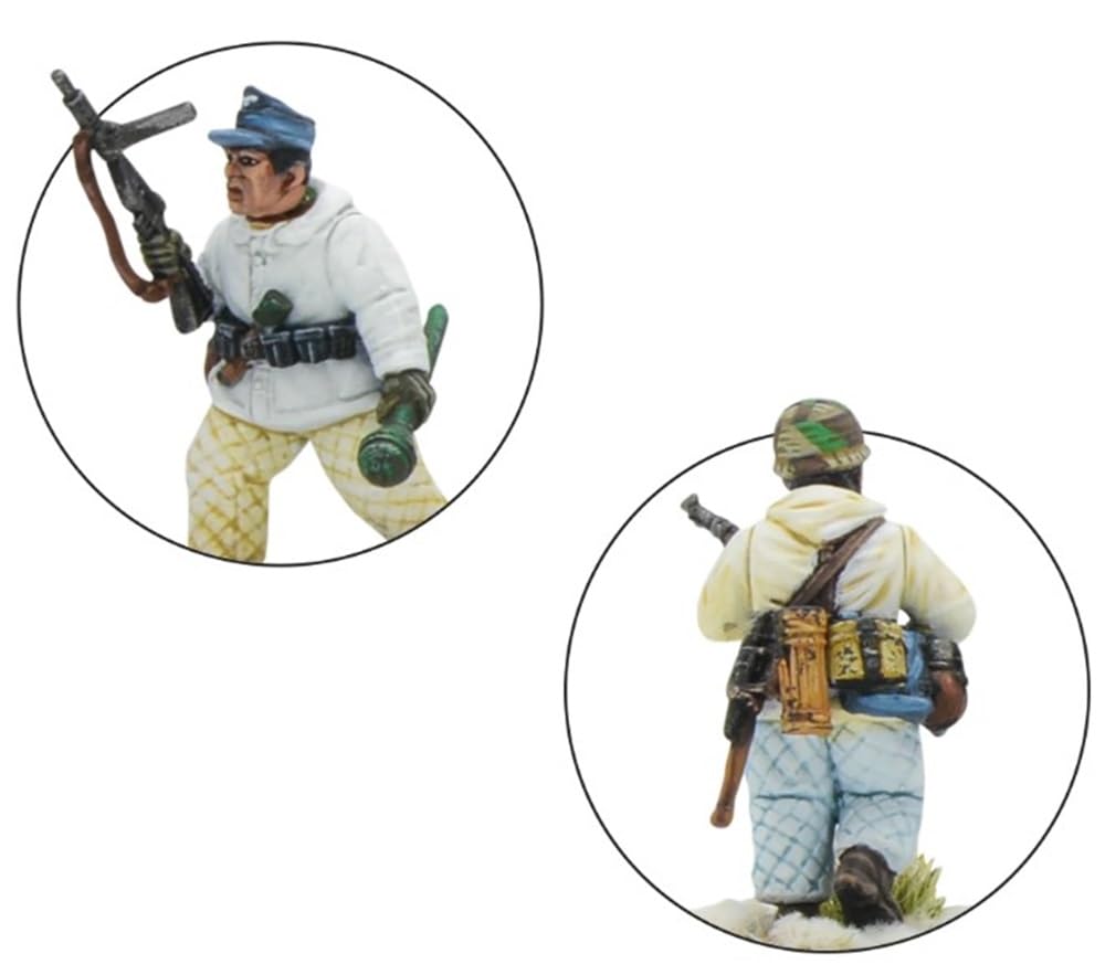 Bolt Action - German Fallschirmjager (Winter) Infantry Platoon - 28mm Scale - Warlord Games