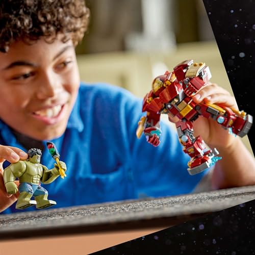 LEGO 76343 Marvel Epic Battle: Hulkbuster vs. The Hulk with 2 Action Figures & Iron Man Minifigure