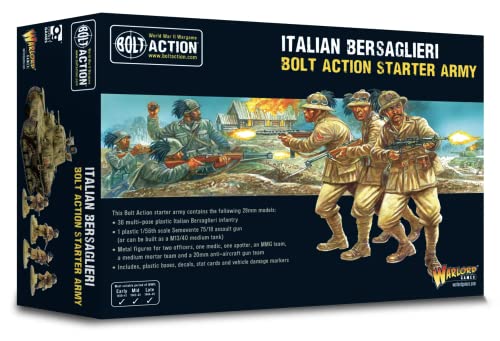 Bolt Action - Italian Bersaglieri Starter Army - 28mmm Figures by Warlord Games