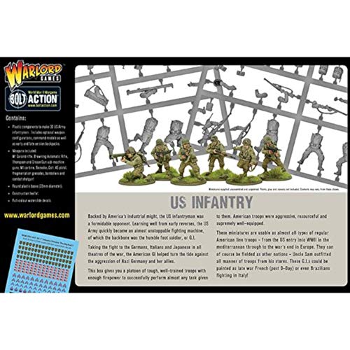 Bolt Action - US Infantry American GI's - 28mm Scale - Warlord Games