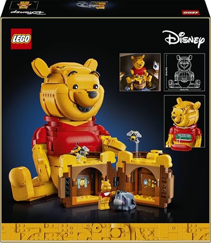 LEGO 43300 Disney Winnie the Pooh - Display Model with Honey Pot, Collectible Minifigure & Eeyore Figure