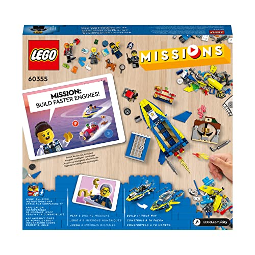LEGO 60355 City Water Police Detective Missions with Speed Boat and 4 Minifigures