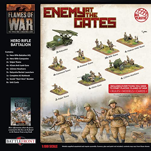 Flames of War - Soviet Enemy at the Gates Hero Rifle Battalion - SUAB14