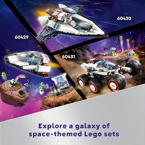 LEGO 60429 City Spaceship and Asteroid Discovery Set with an Alien Figure and 2 Astronaut Minifigures