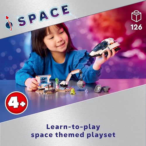 LEGO 60429 City Spaceship and Asteroid Discovery Set with an Alien Figure and 2 Astronaut Minifigures