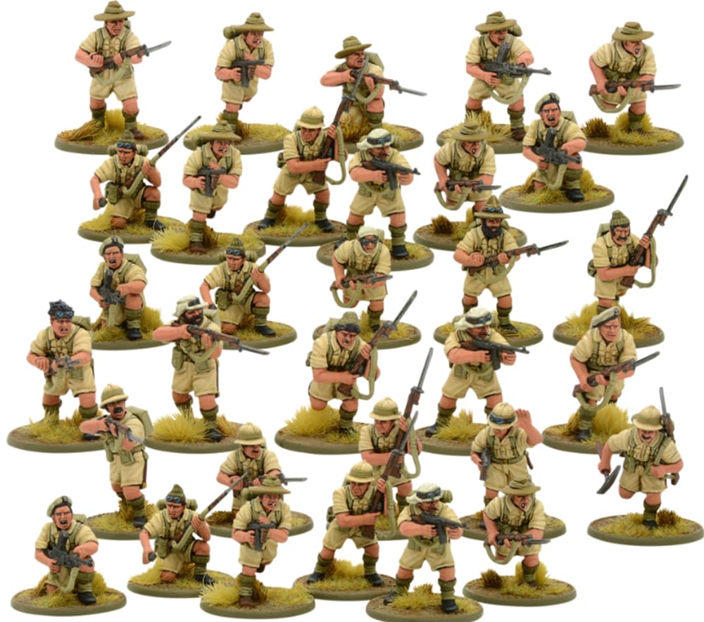 Bolt Action - British Army Commonwealth Infantry - 28mm Scale - Warlord Games