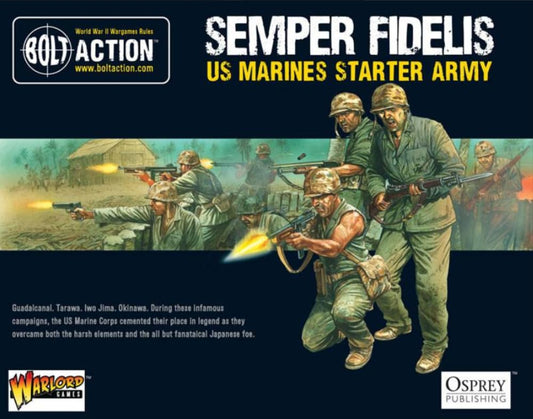 Bolt Action - Semper Fidelis - US Marine Starter Army - 28mm Scale - Warlord Games