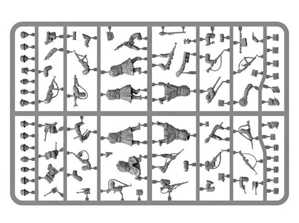 Bolt Action : Germans Grenadiers Winter Infantry Platoon - 28mm Scale - Warlord Games