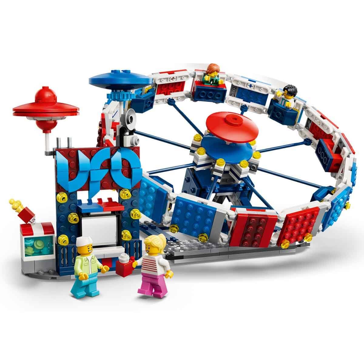 LEGO 31389 Creator 3 in 1 Iconic Ferris Wheel Toy - Transforms into a UFO Ride or Carousel