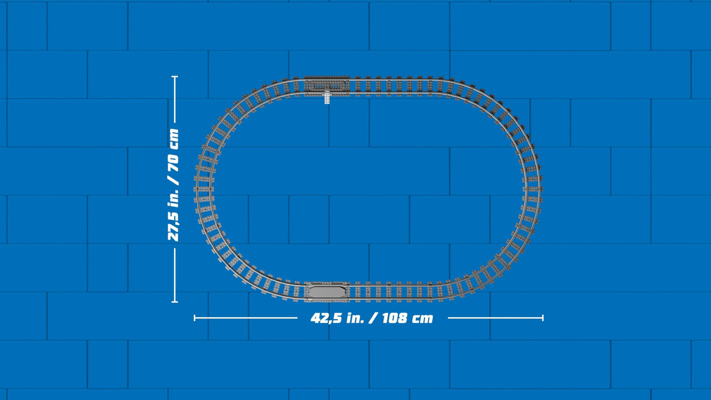 LEGO 60470 City Explorers’ Arctic Polar Express Train Set - incl. a Remote-Controlled Train Toy, Snowplough, 22 Track Pieces, 6 Minifigures & a Rockfall Function