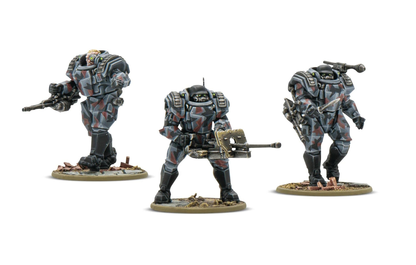 Konflikt 47' Stahltruppen Heavy Infantry - Axis Miniatures - 28mm Scale - Warlord Games