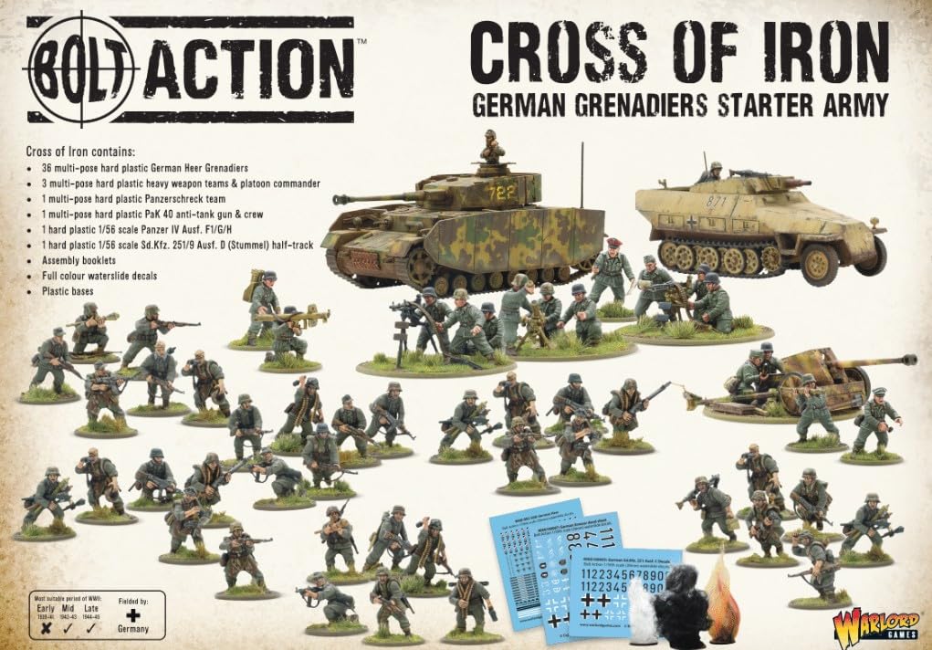 Bolt Action - Cross of Iron - German Grenadiers Starter Army - Warlord Games