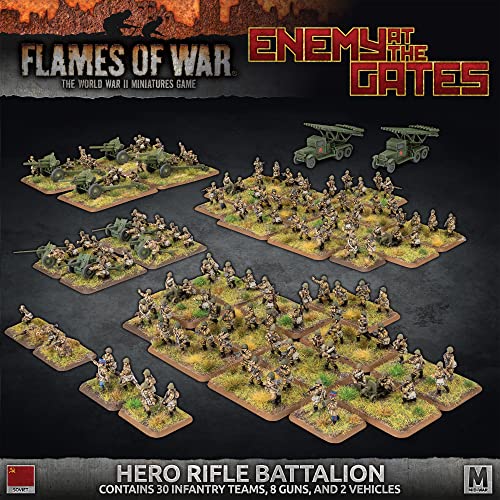 Flames of War - Soviet Enemy at the Gates Hero Rifle Battalion - SUAB14