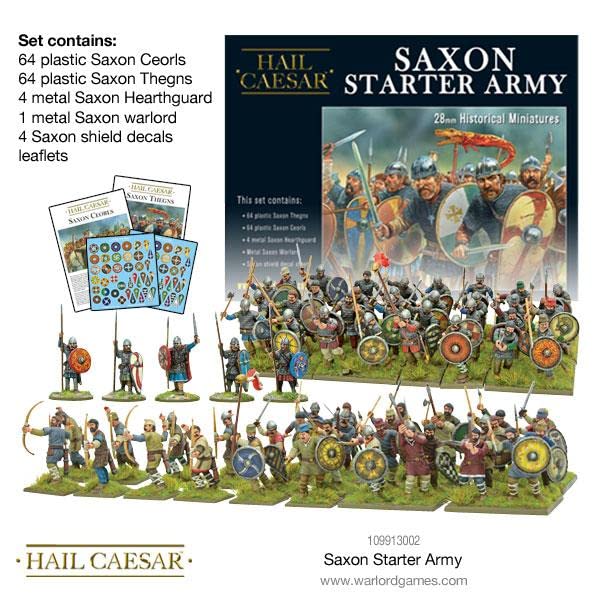Hail Caesar - Saxon Starter Army - 28mm - Warlord Games
