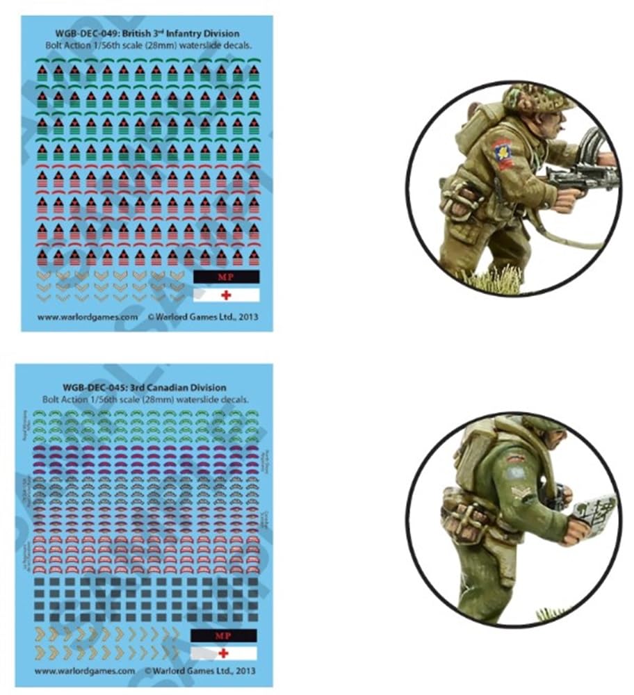 Bolt Action : British & Canadian Army Infantry (1943-45) - 28mm Scale - Warlord Games