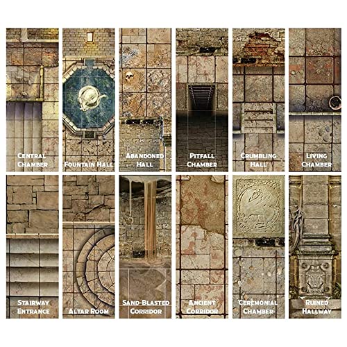 Tenfold Dungeon : The Castle - Modular Roleplaying Terrain Set - Gale Force Nine