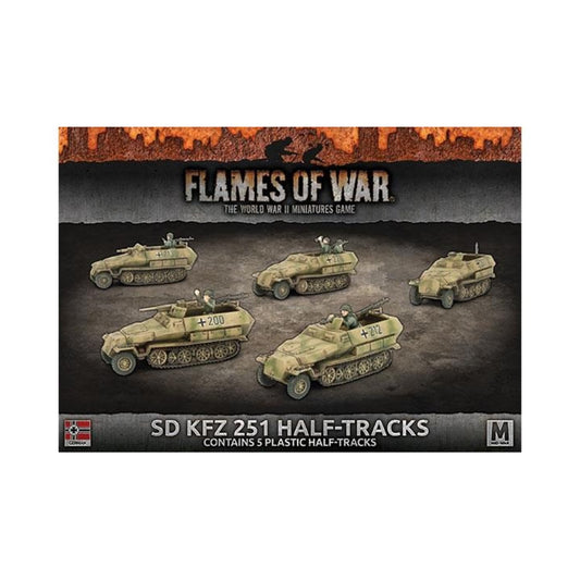 Flames of War - GBX124 German SD Kfz 251 Transport Platoon (Mid War)