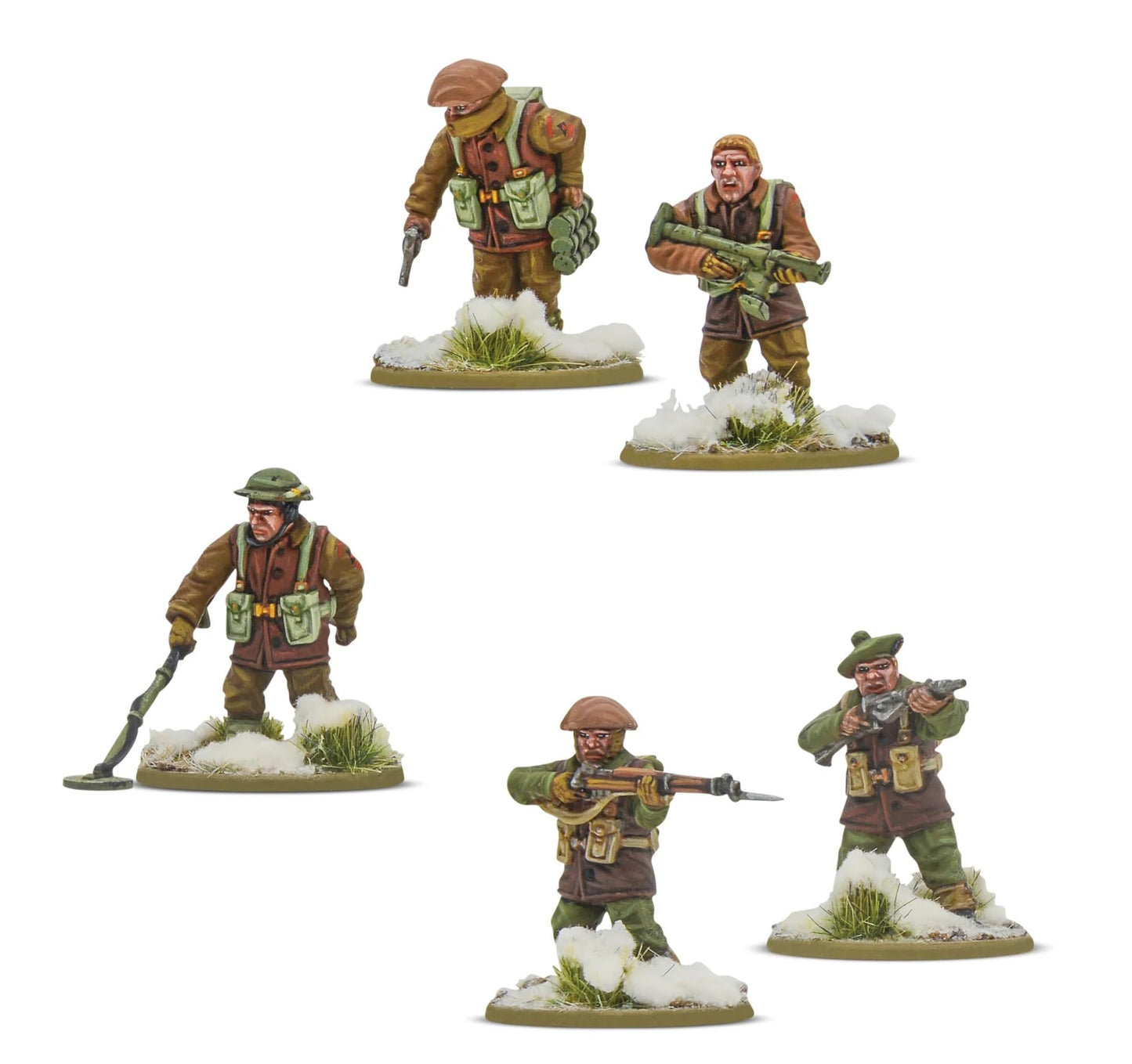 Bolt Action : British & Canadian Infantry (Winter) Platoon - 28mm Scale - Warlord Games