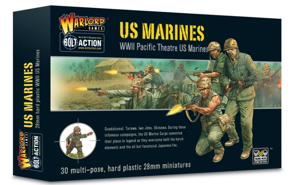 Bolt Action - US Marines Infantry - 28mm Scale - Warlord Games