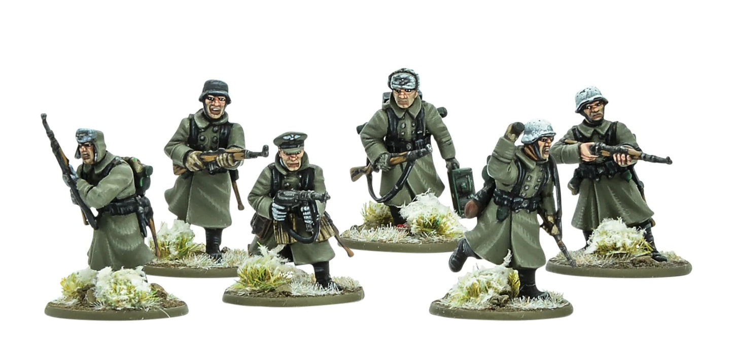 Bolt Action : Germans Grenadiers Winter Infantry Platoon - 28mm Scale - Warlord Games