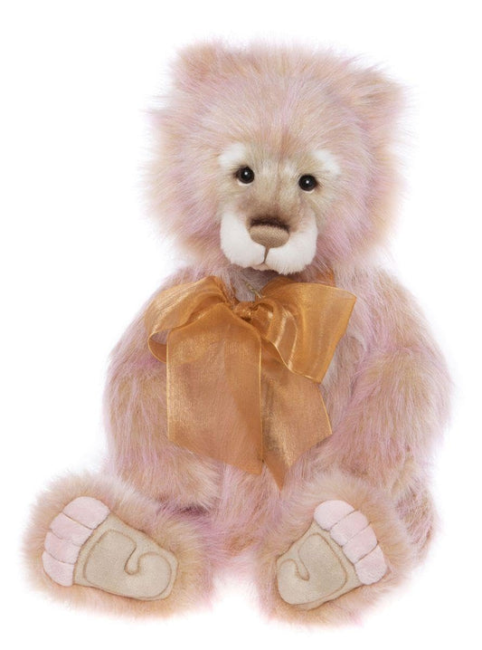 Charlie Bears – Sunset | 2023 Long Plush Pink Teddy Bear Collectable Toy