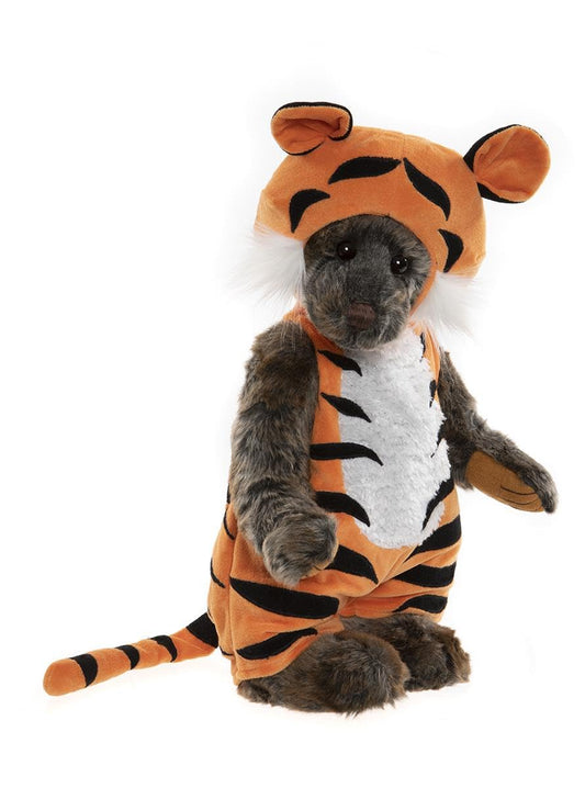 Charlie Bears 2022 – Nod Teddy Bear Plush Tiger Outfit Cute – 16 Inches Small Teddies Collectable Fun