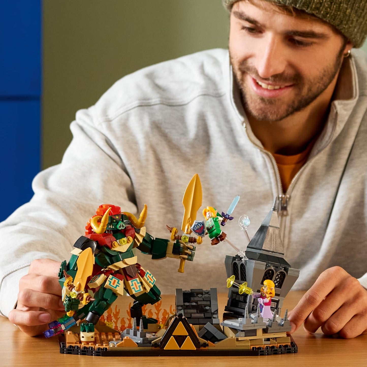 LEGO 77093 The Legend of Zelda Ocarina of Time – The Final Battle - Model Kit for Adults w/Ganon Figure & 3 Minifigures incl. Link