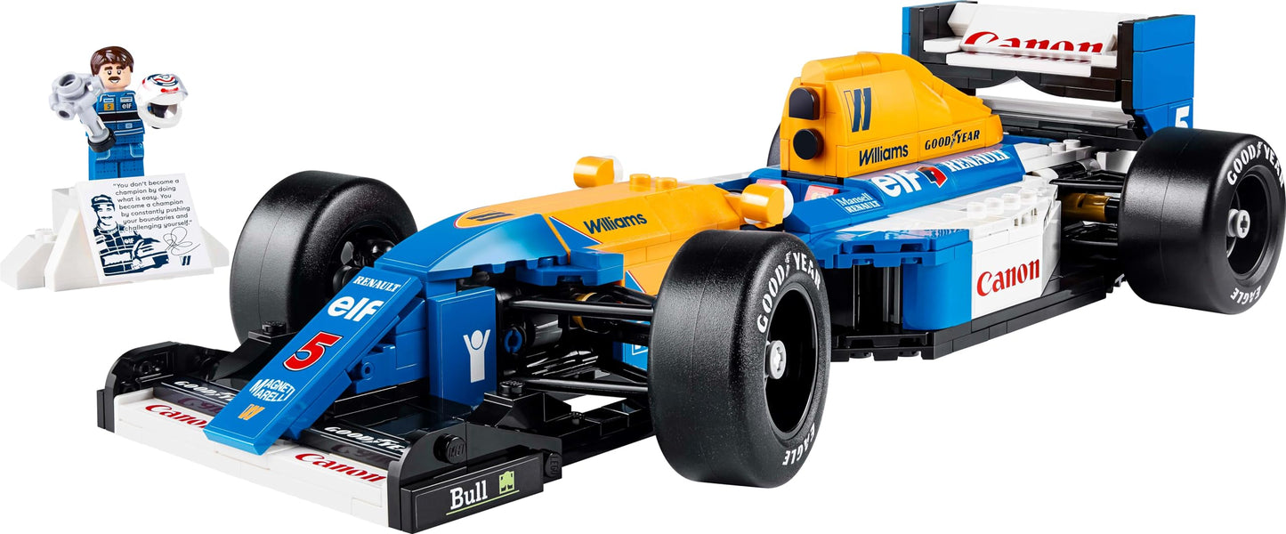 LEGO 10353 Icons Williams Racing FW14B & Nigel Mansell - F1 Car Model Set