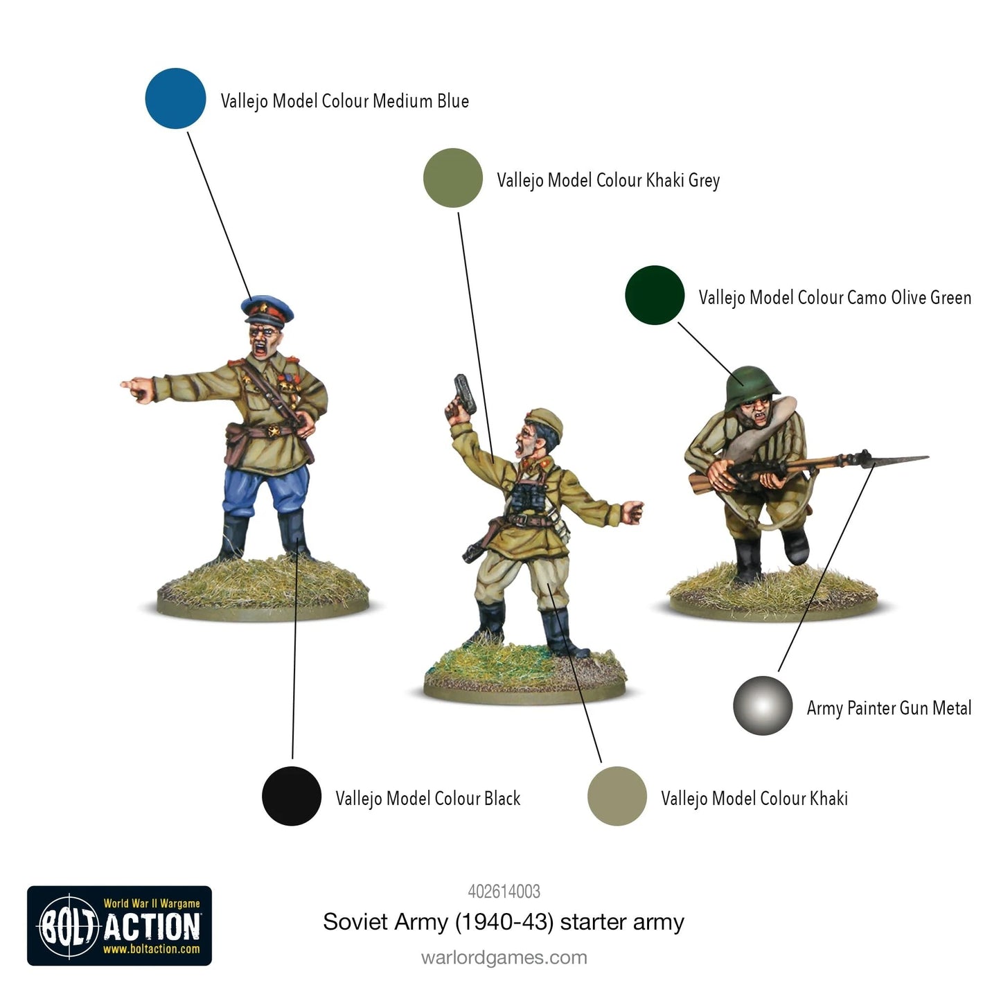 Bolt Action - Soviet Army (1940-43) Starter Army - 28mm Scale - Warlord Games