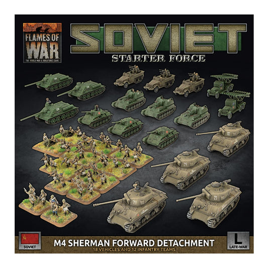 Flames of War - Soviet M4 Sherman Forward Detachment Army Deal - SUAB16