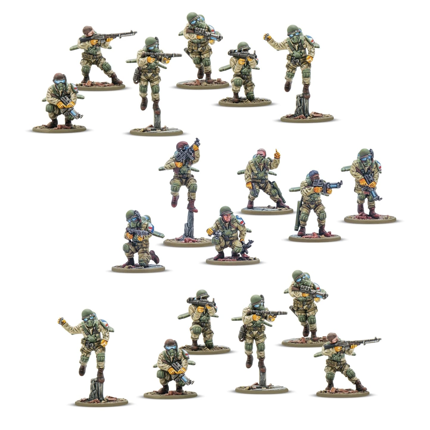 Konflikt 47' Firefly Airborne Infantry - United States - 28mm Scale - Warlord Games