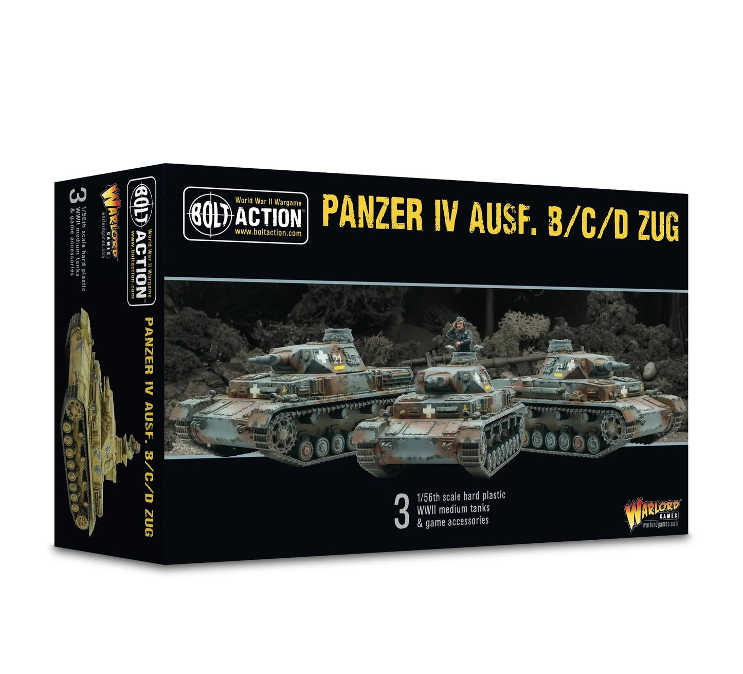 Bolt Action - German Panzer IV AUSF B/C/D Zug - 28mm Scale - Warlord Games