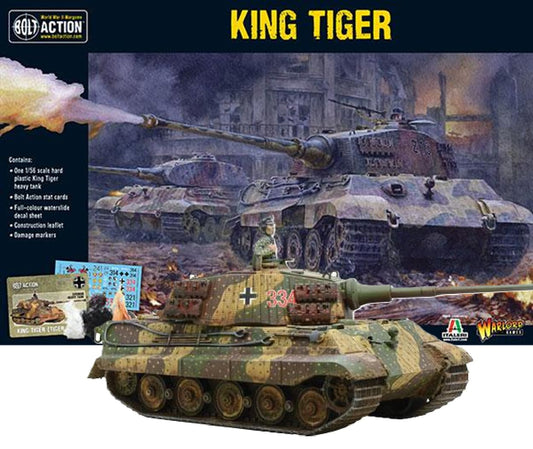 Bolt Action - German King Tiger Tank - 28mm Scale - Warlord Games