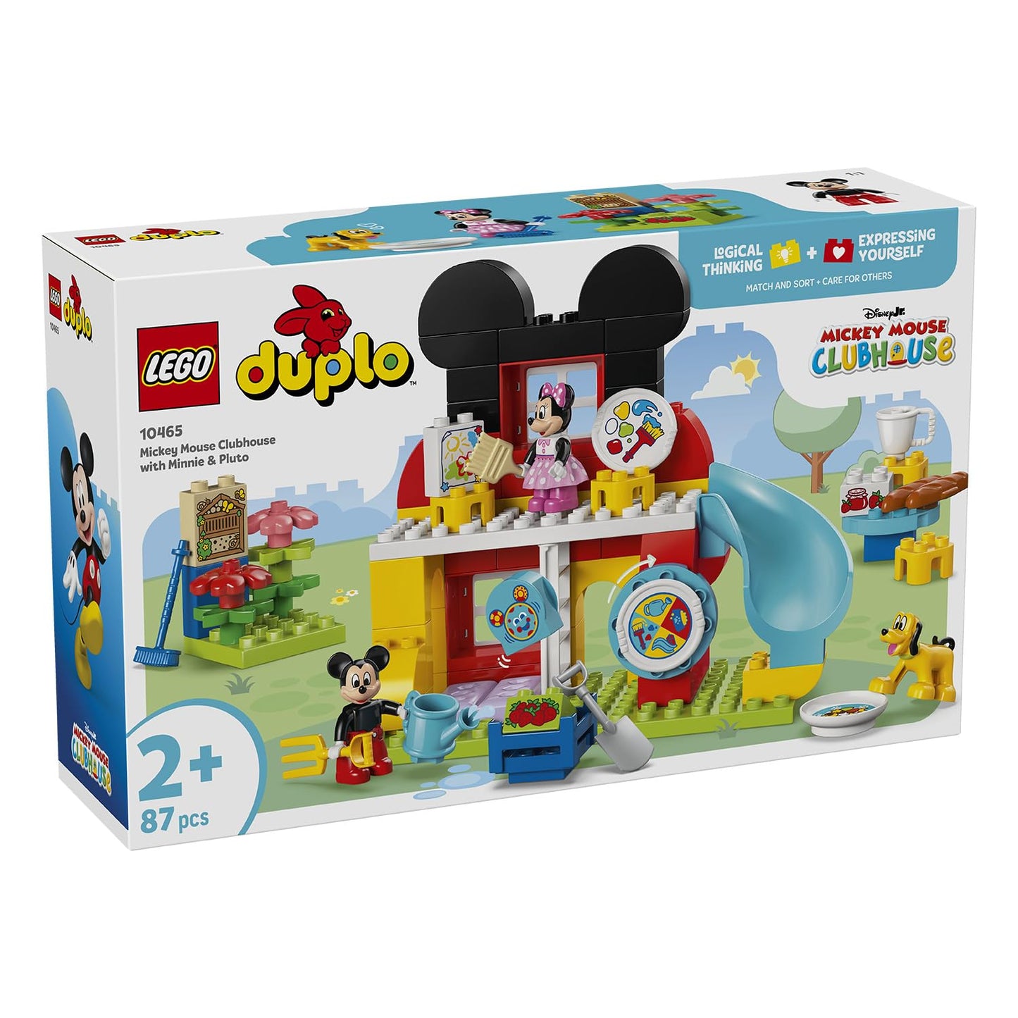 LEGO 10465 DUPLO Disney Mickey Mouse Clubhouse with Minnie & Pluto - incl. 3 Figures & Toodles