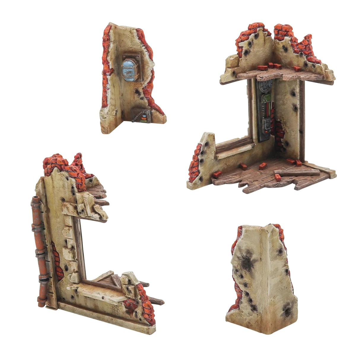 Konflikt '47 Ruined Building - 28mm Scale - Warlord Games