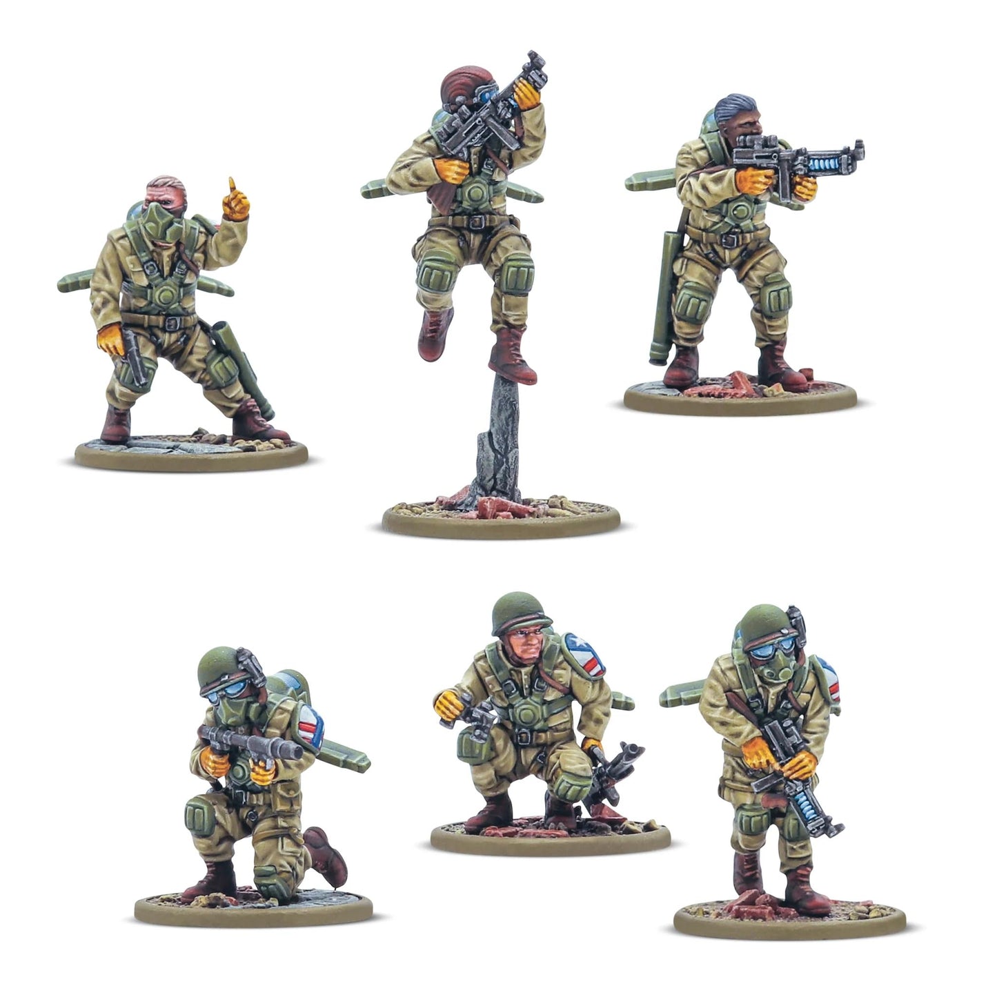 Konflikt 47' Firefly Airborne Infantry - United States - 28mm Scale - Warlord Games