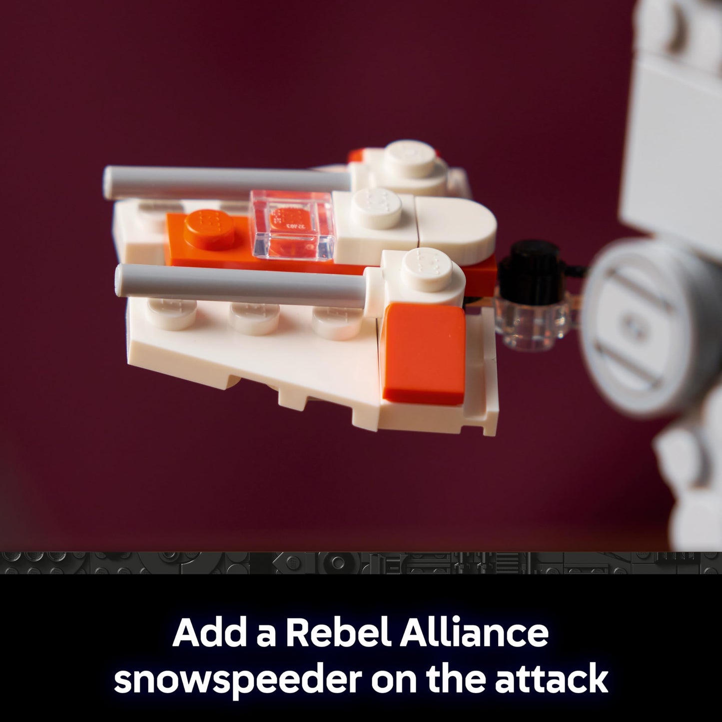 LEGO 75440 Star Wars 75440 AT-AT Building Set for Adults - Display Model Kit with Snowspeeder, Stand & Nameplate