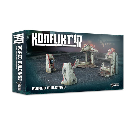 Konflikt '47 Ruined Building - 28mm Scale - Warlord Games